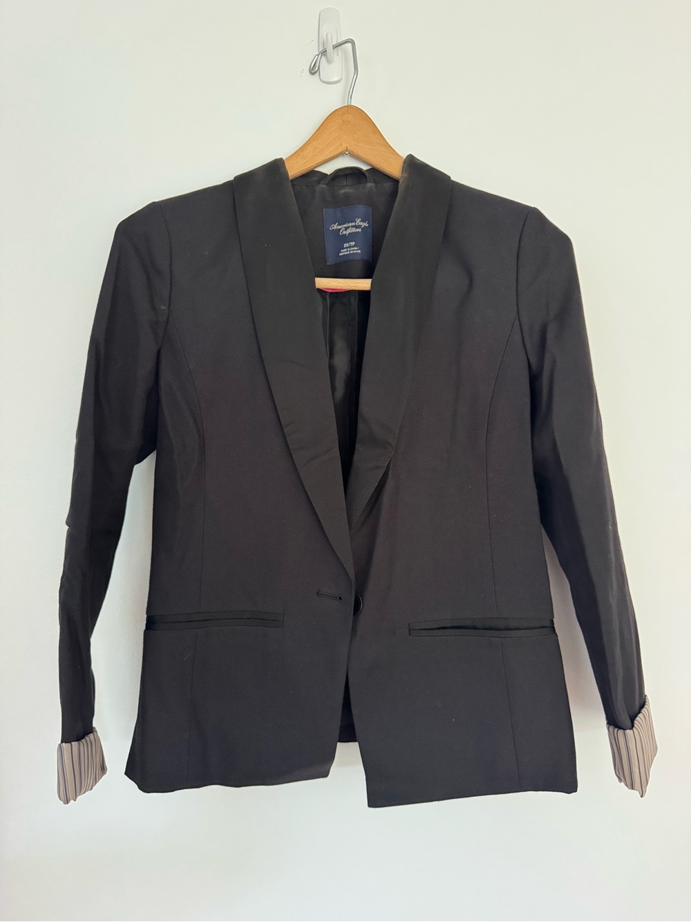 American Eagle Outfitters Black Tailored Blazer - XS